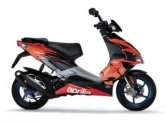Aprilia SR 50 Factory červená