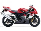 GSXR 600 model 2005 červenočerná