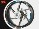 Sada proužků s potiskem gsxR modré