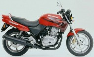 CB 500 červená