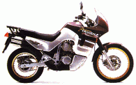 XL 600 V Transalp model 1993  stříbrná-vínová