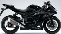 GSXR 600 model 2010 černá