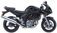 SV 650 S černá