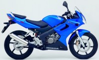 CBR 125 R model 2005 modrá