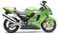 ZX-12R model 2001 zelená blesky