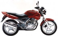 CBX 250 Twister červená