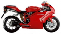 Ducati 999 červená