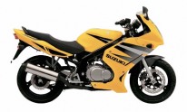 GS 500f model 2004 žlutá